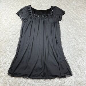 Speechless Dress Women's Medium Black Embellished Party Cocktail Witchy Y2K Goth